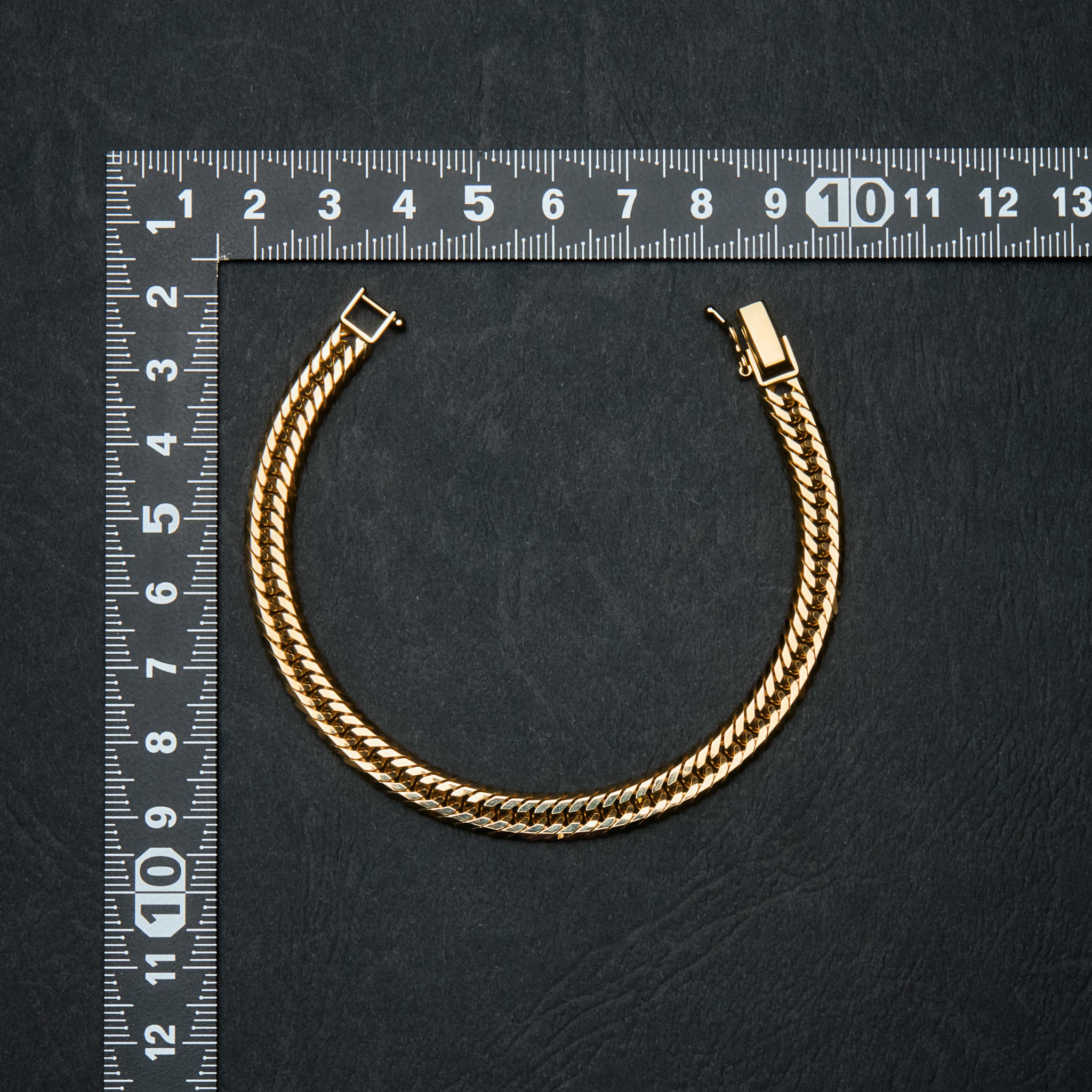 喜平ブレスレット / 18金 イエローゴールド(K18 トリプル12面カット)18cm 約18g