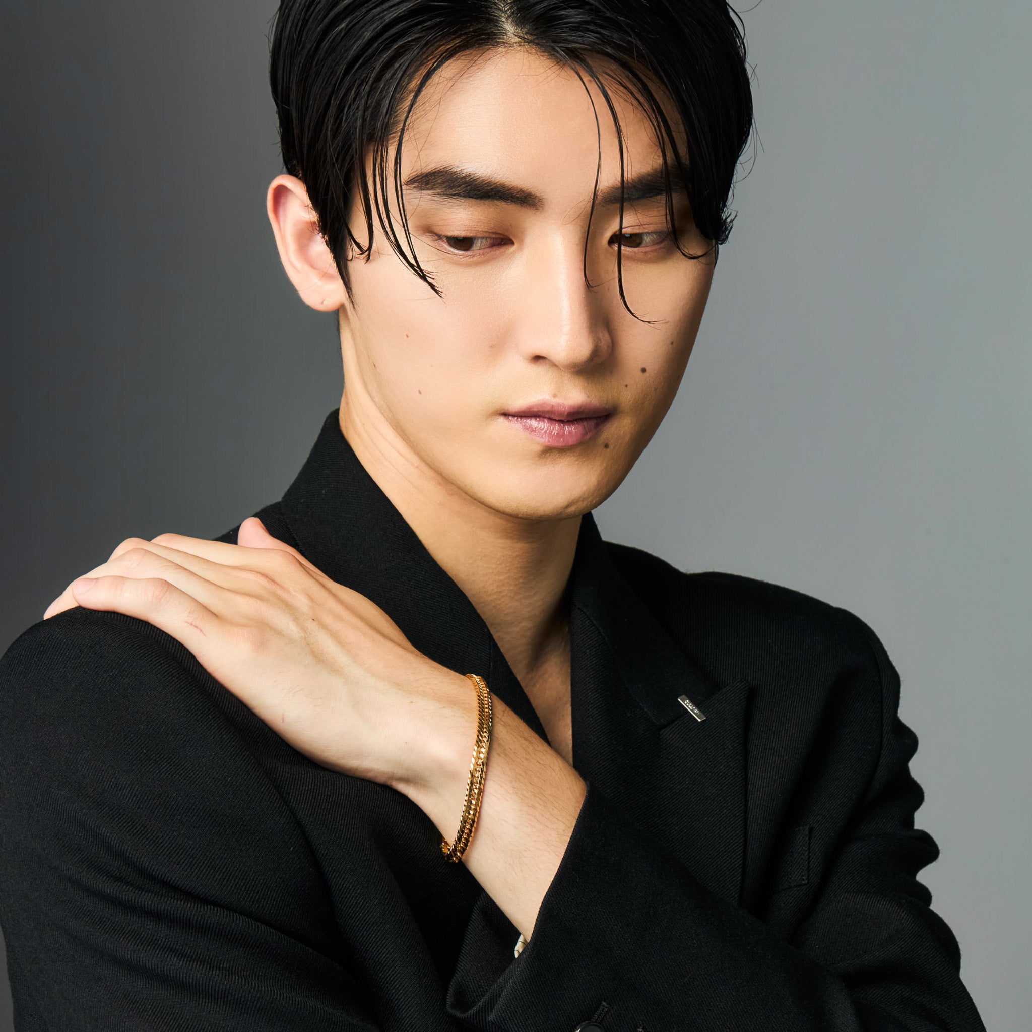 喜平ブレスレット / 18金 イエローゴールド(K18 トリプル12面カット)20cm 約20g