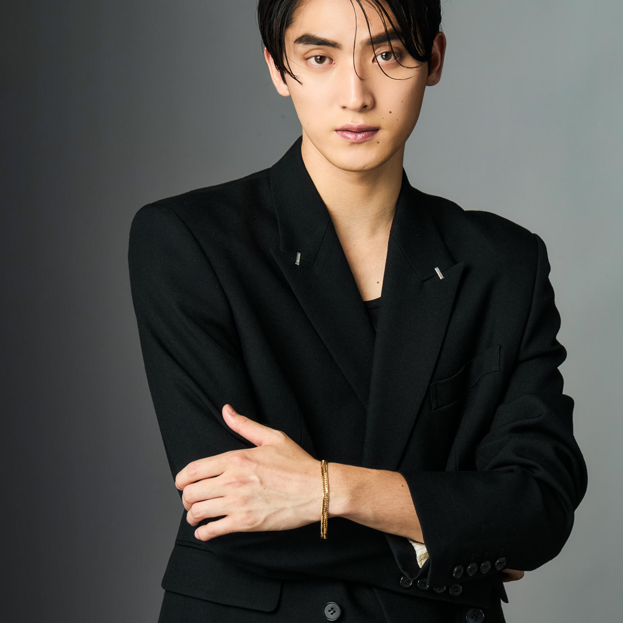 喜平ブレスレット / 18金 イエローゴールド(K18 トリプル12面カット)20cm 約20g