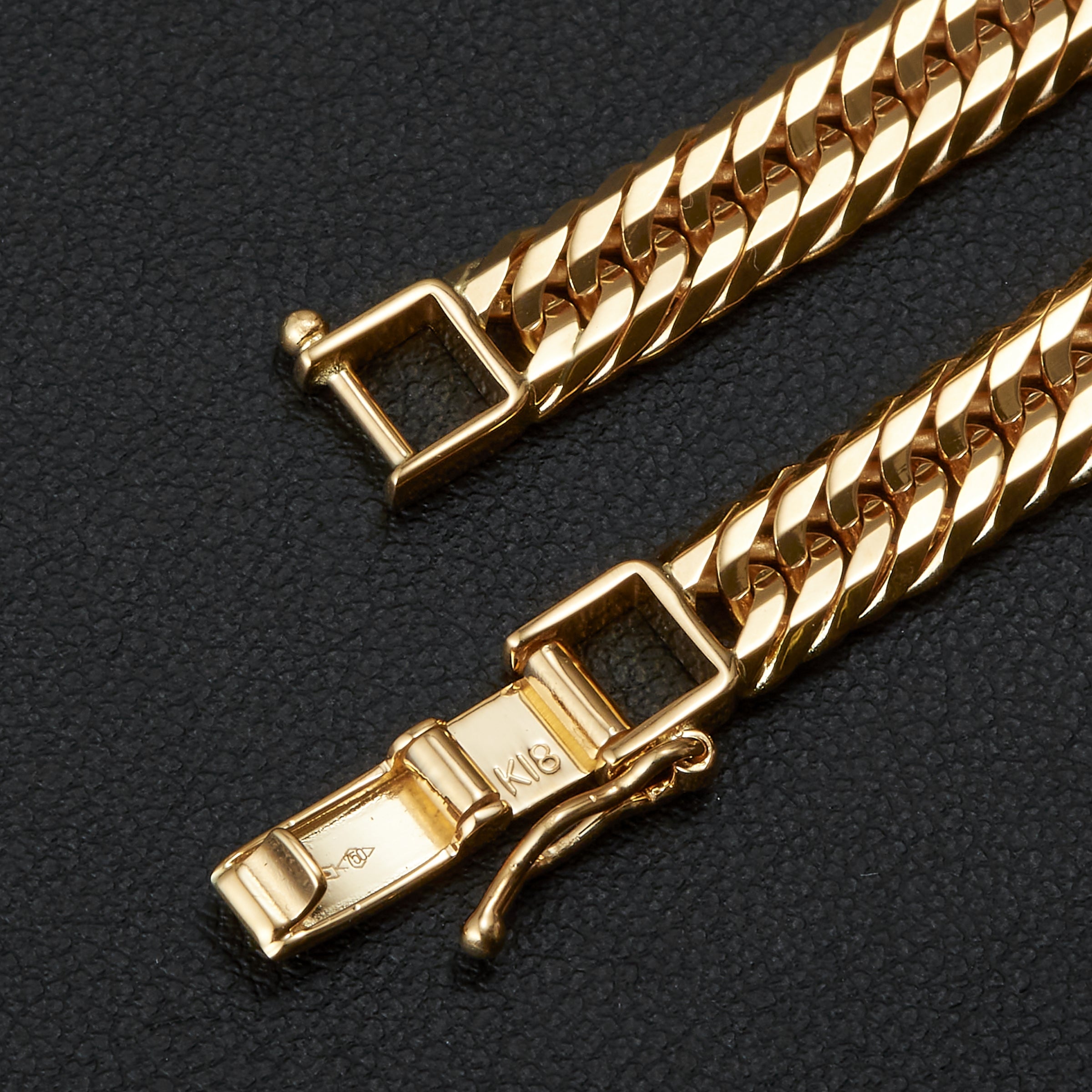 喜平ブレスレット / 18金 イエローゴールド(K18 トリプル12面カット)20cm 約20g