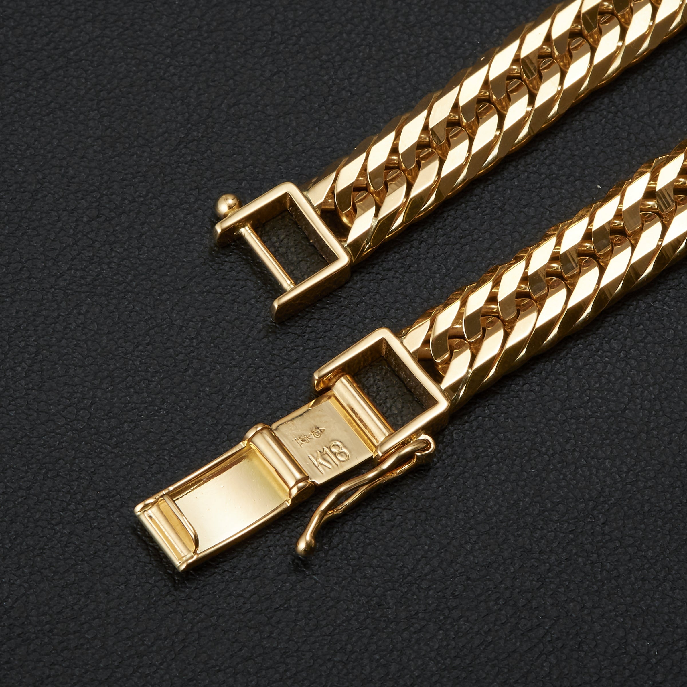 喜平ブレスレット / 18金 イエローゴールド(K18 トリプル12面カット)20cm 約30g