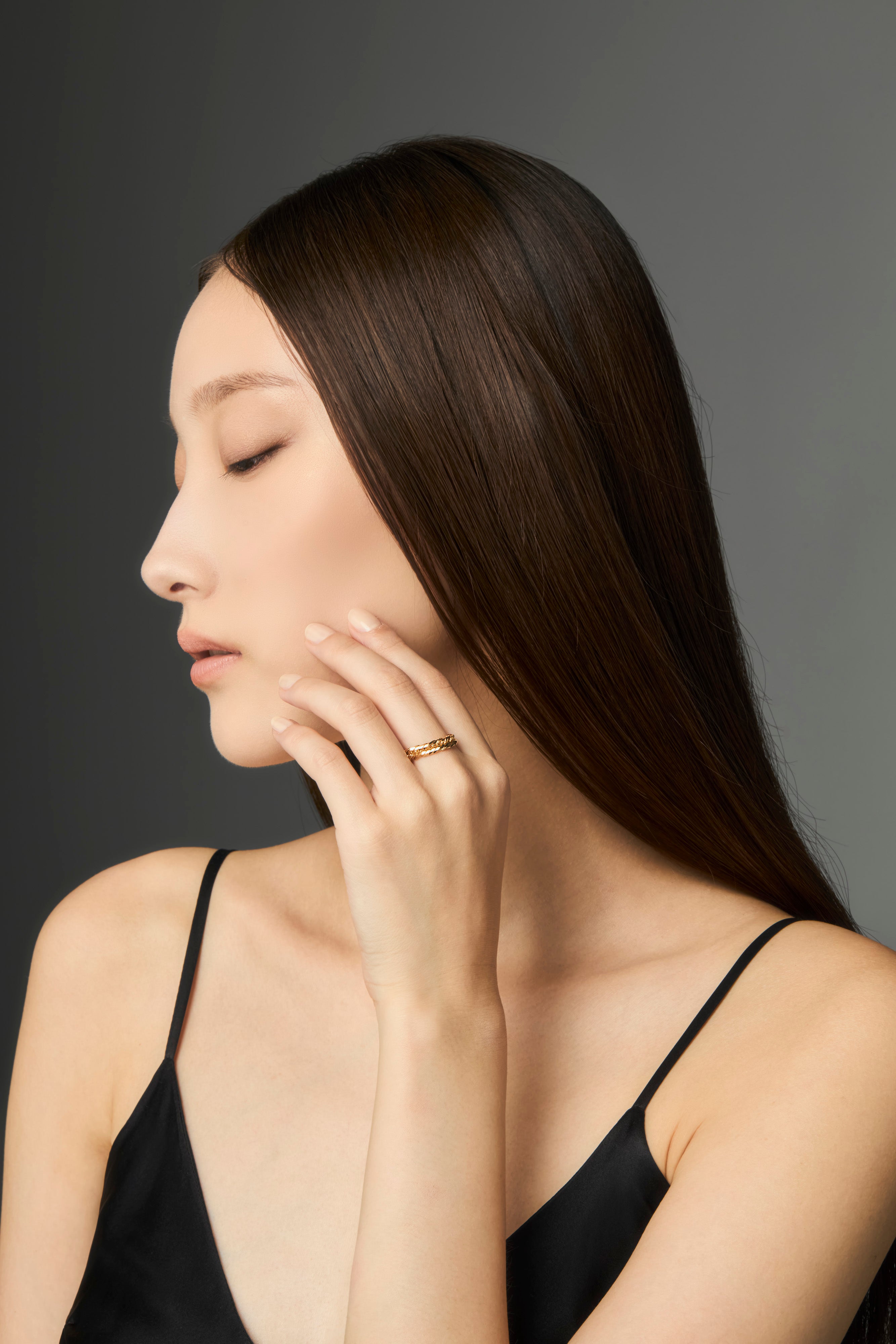 喜平リング / 18金 イエローゴールド(K18 トリプル12面カット)11号