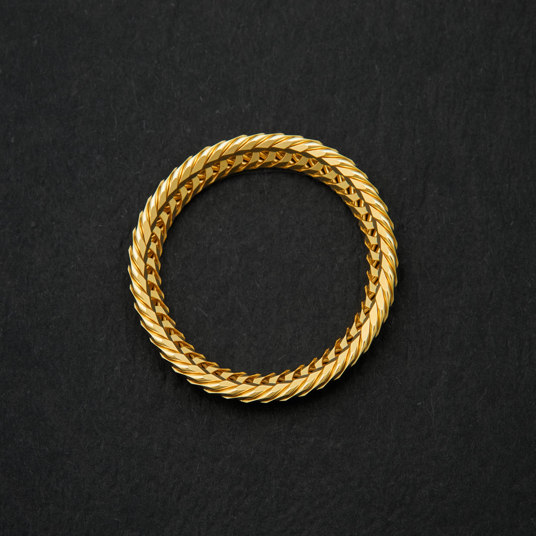 喜平リング / 18金 イエローゴールド(K18 トリプル12面カット)17号