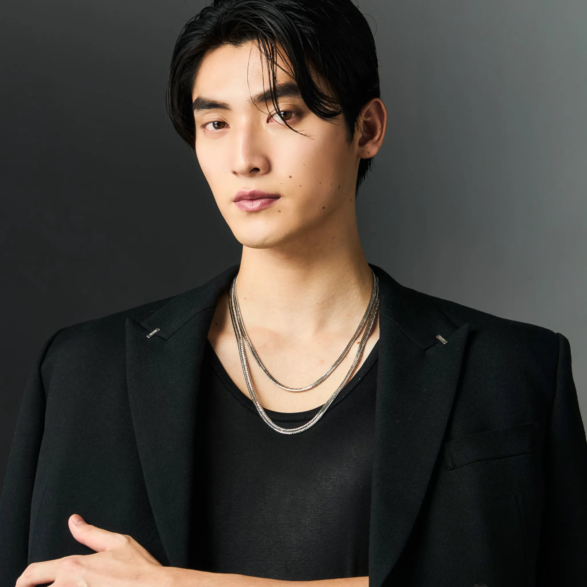 喜平ネックレス / プラチナ(トリプル12面カット)55cm 約33g