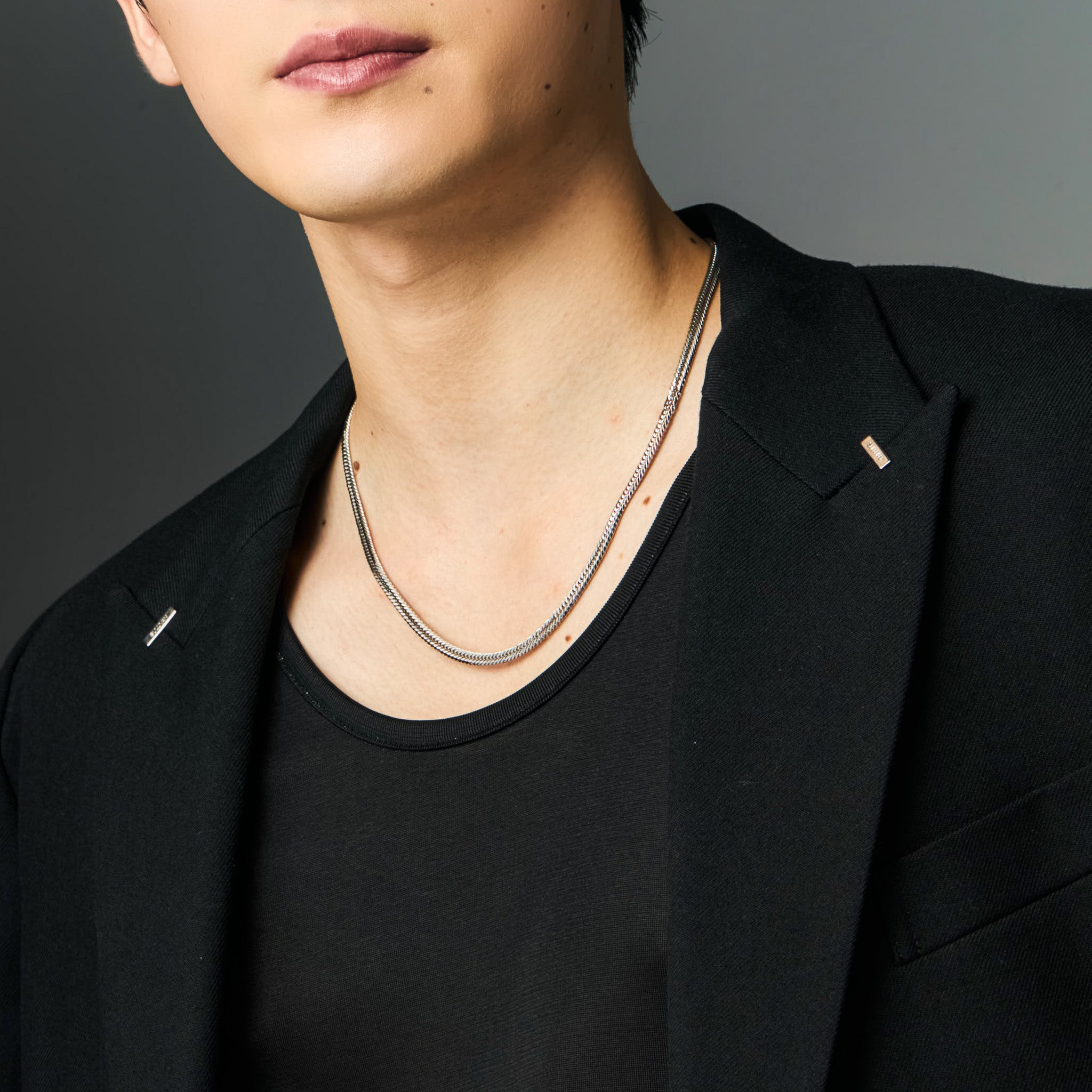 喜平ネックレス / プラチナ(トリプル12面カット)55cm 約33g