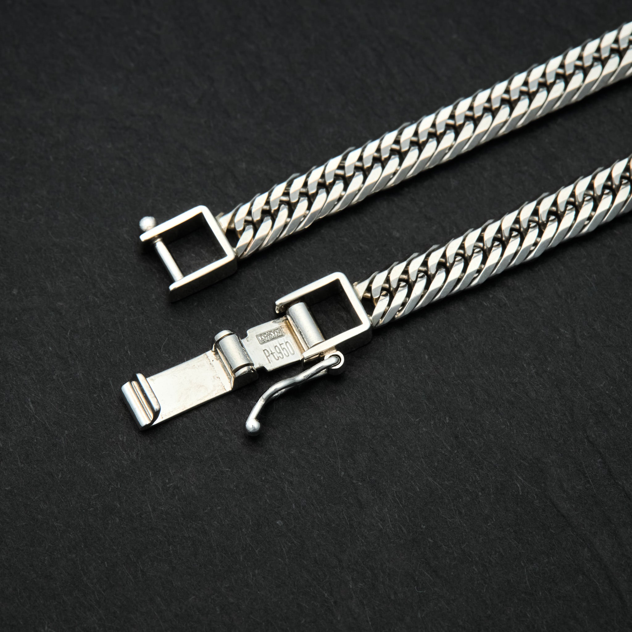 喜平ネックレス / プラチナ(トリプル12面カット)55cm 約33g