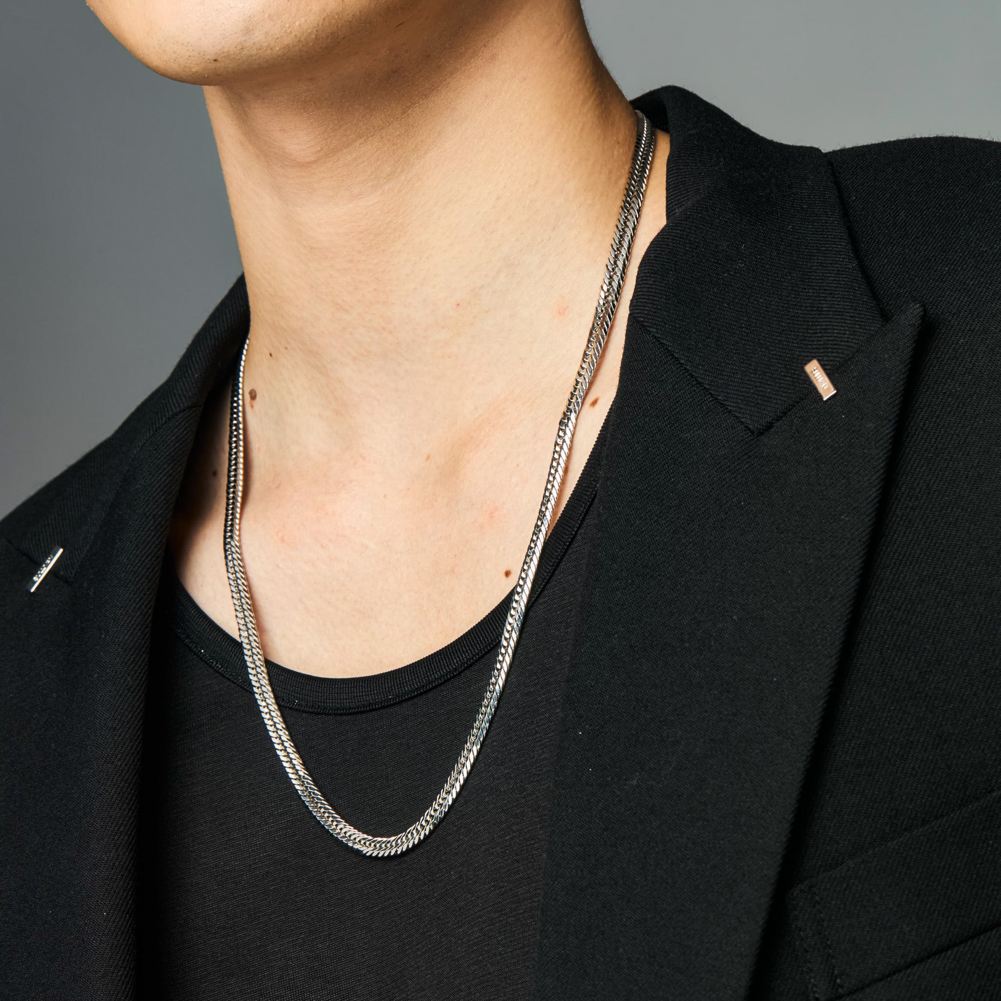 喜平ネックレス / プラチナ(トリプル12面カット)60cm 約50g