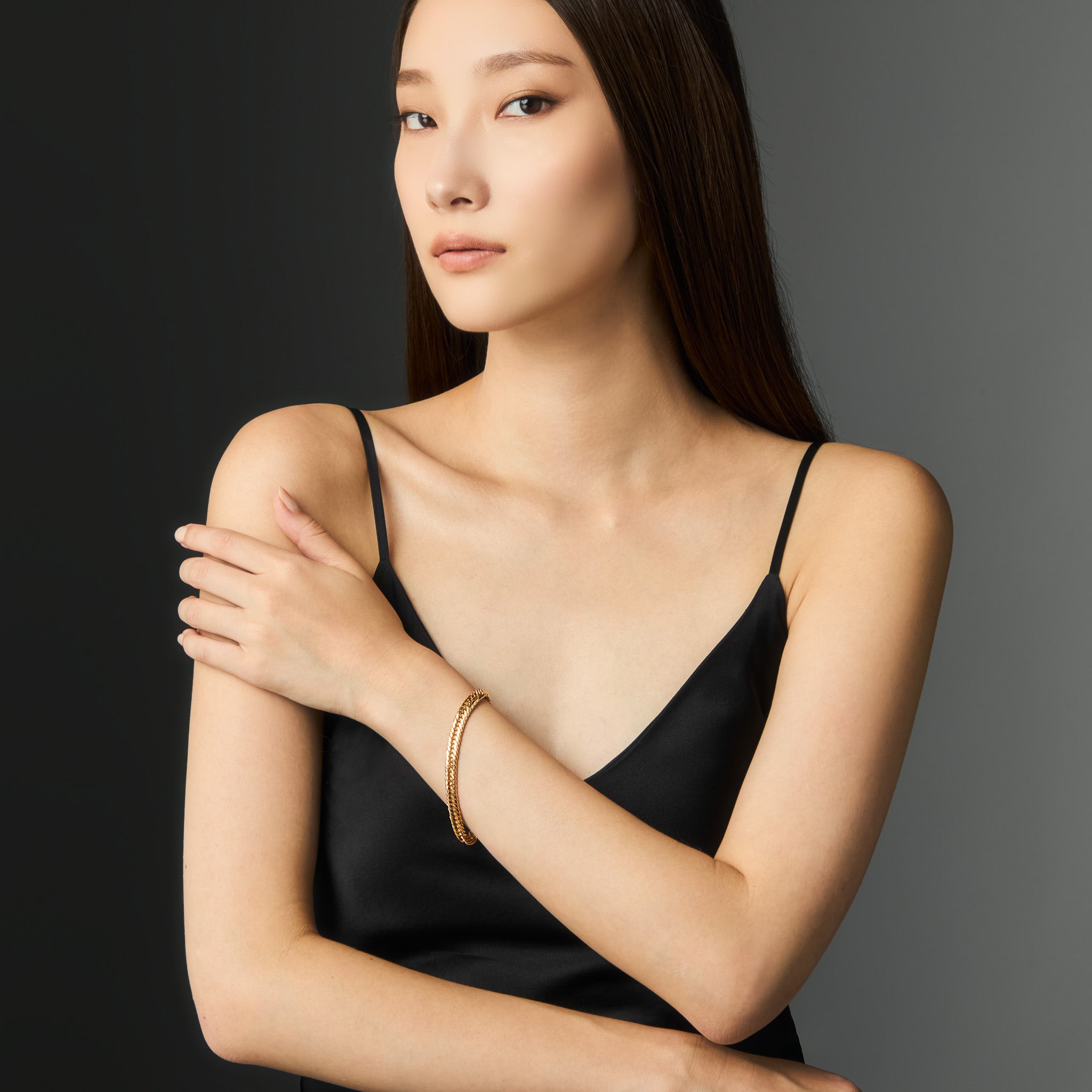 喜平ブレスレット / 18金 イエローゴールド（K18 トリプル12面カット）18cm 約18g