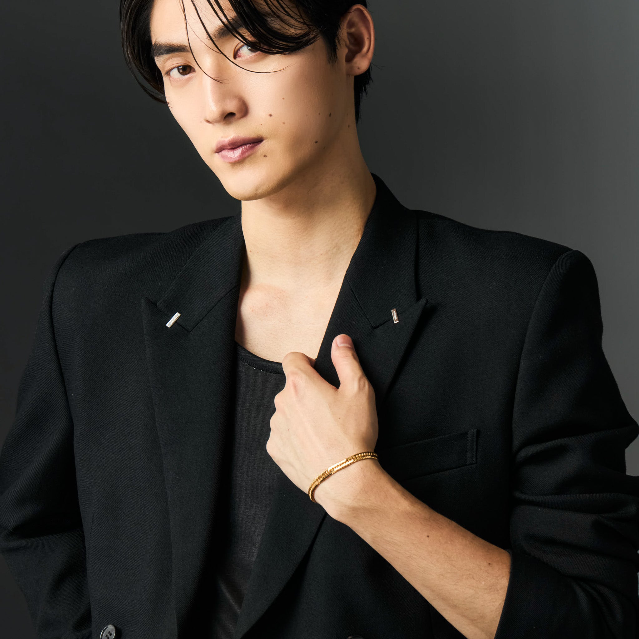 喜平ブレスレット / 18金 イエローゴールド（K18 トリプル12面カット）18cm 約18g