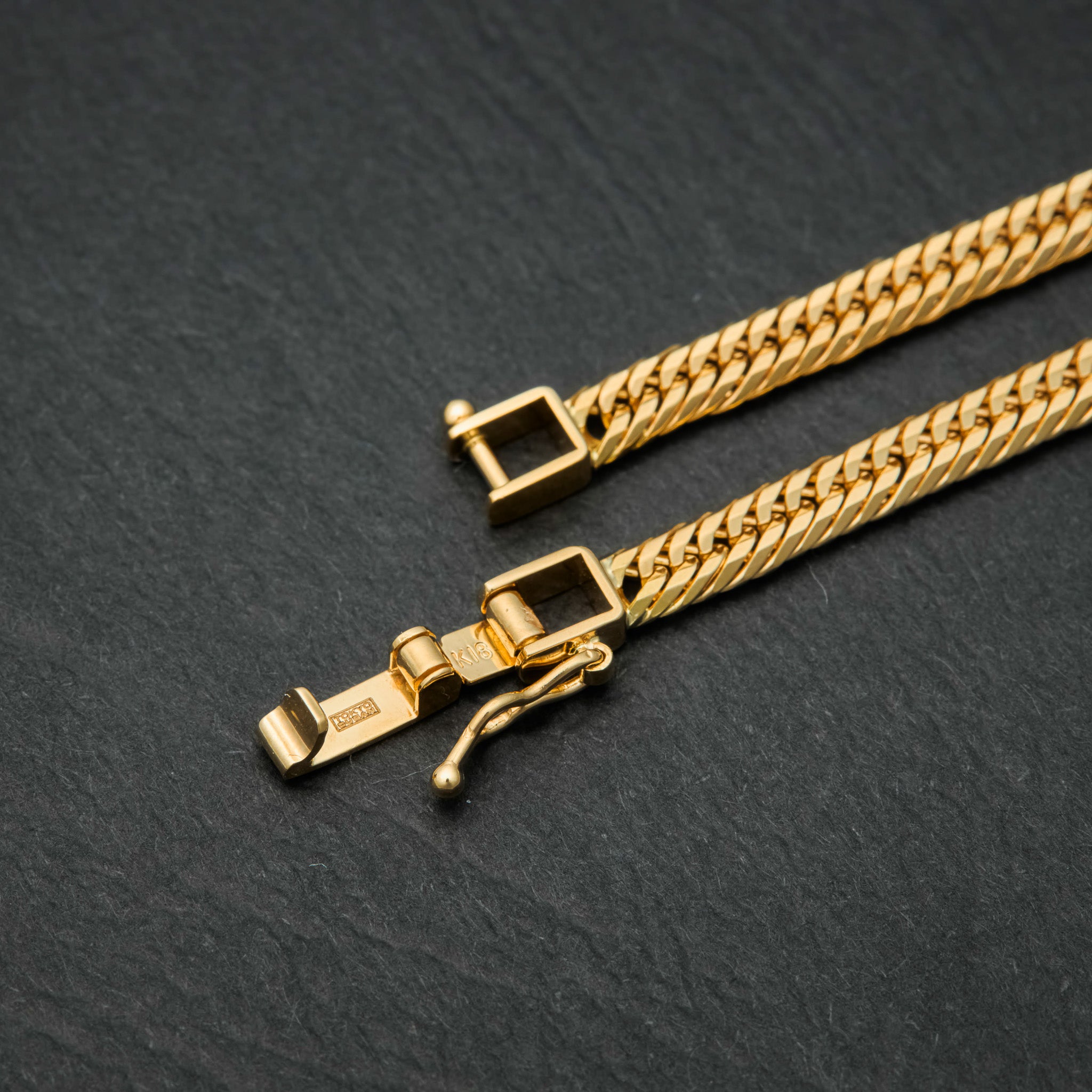 最終値下げ！製品保証書あり！K18喜平ブレスレット12面カットトリプル18cm df653060ae9e758f213fd7f273387b