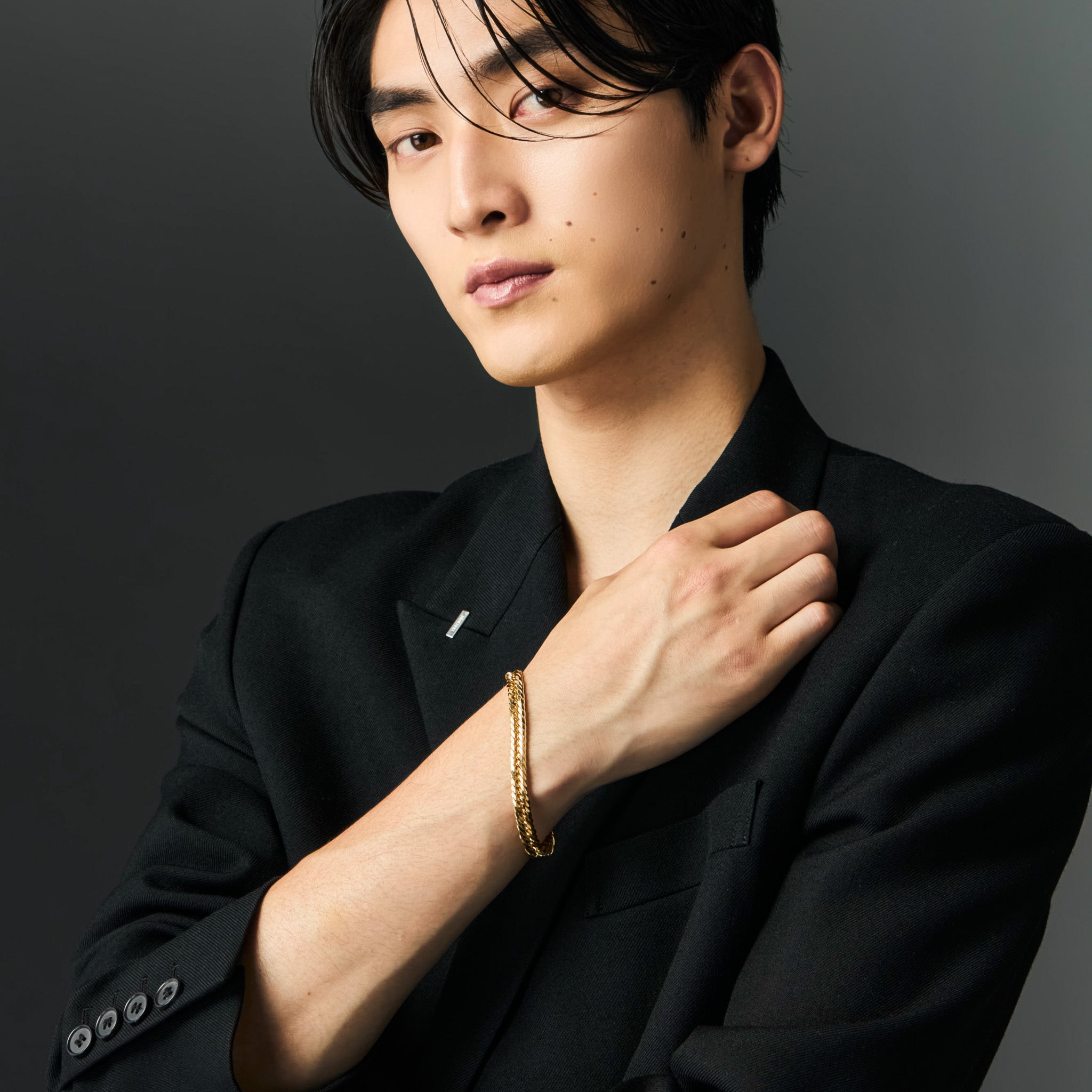 喜平ブレスレット / 18金 イエローゴールド（K18 トリプル12面カット）20cm 約30g