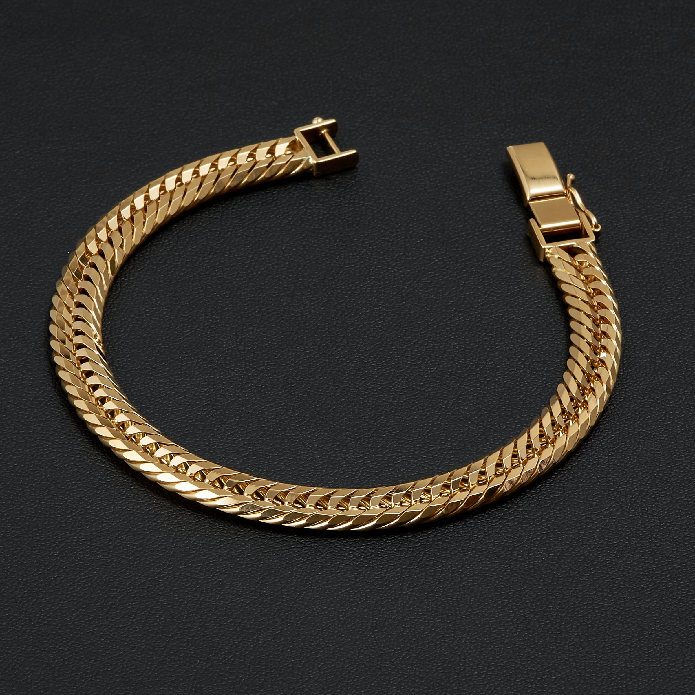 喜平ブレスレット / 18金 イエローゴールド（K18 トリプル12面カット）20cm 約30g