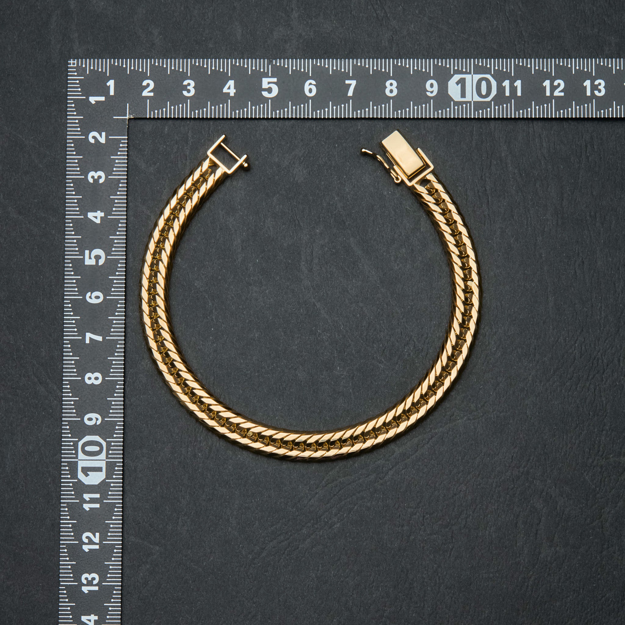 喜平ブレスレット / 18金 イエローゴールド（K18 トリプル12面カット）20cm 約30g