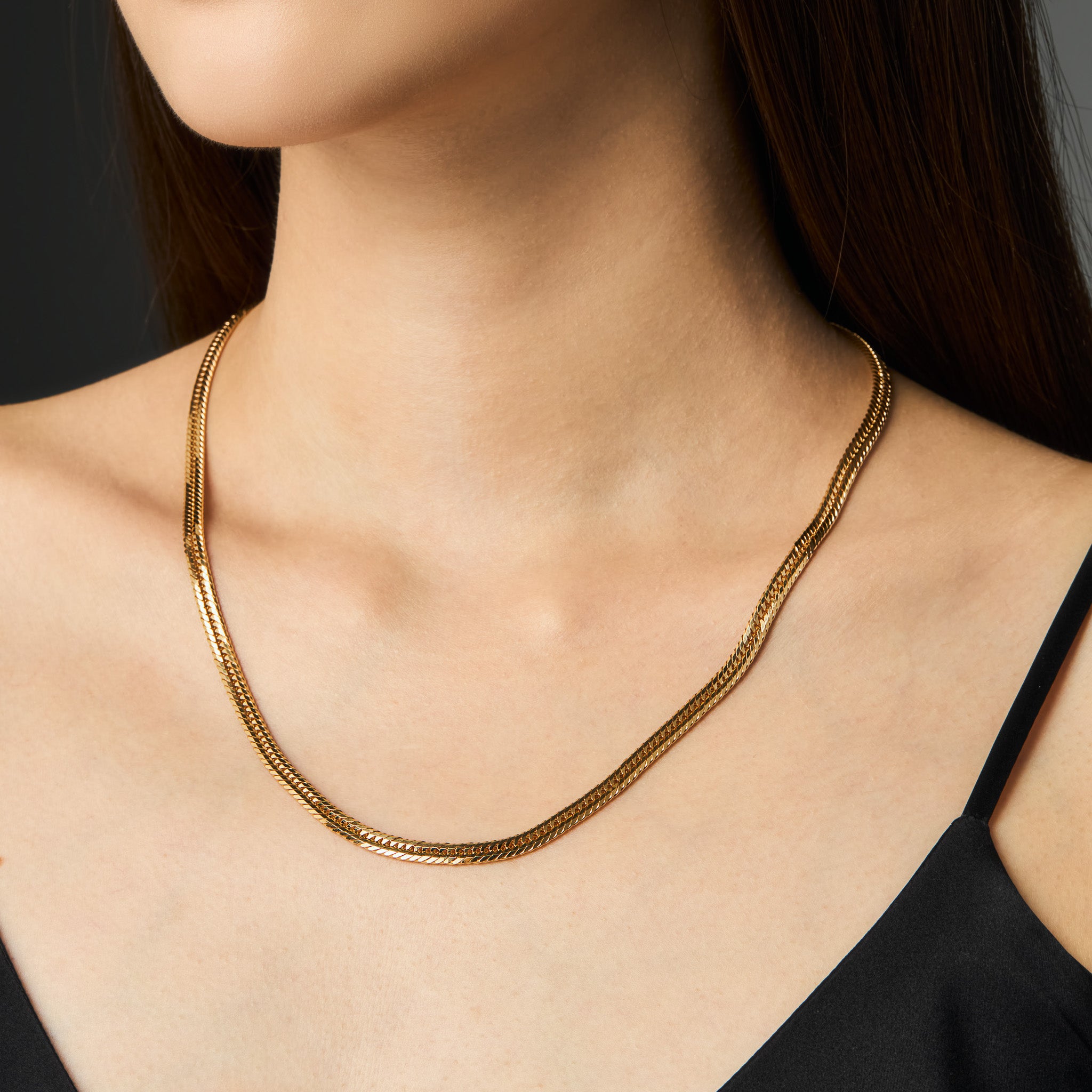 喜平ネックレス / 18金 イエローゴールド（K18 トリプル12面カット