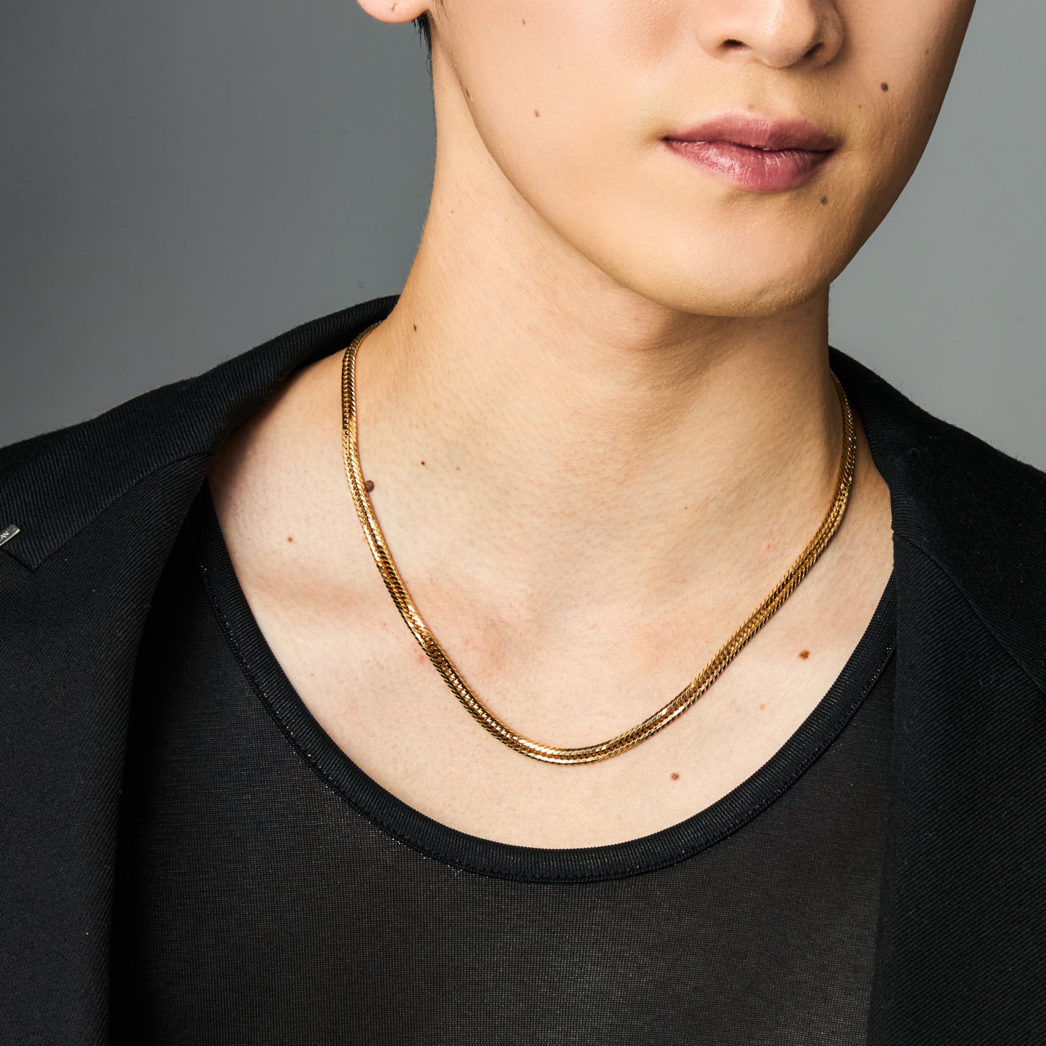 喜平ネックレス / 18金 イエローゴールド（K18 トリプル12面カット）50cm 約30g