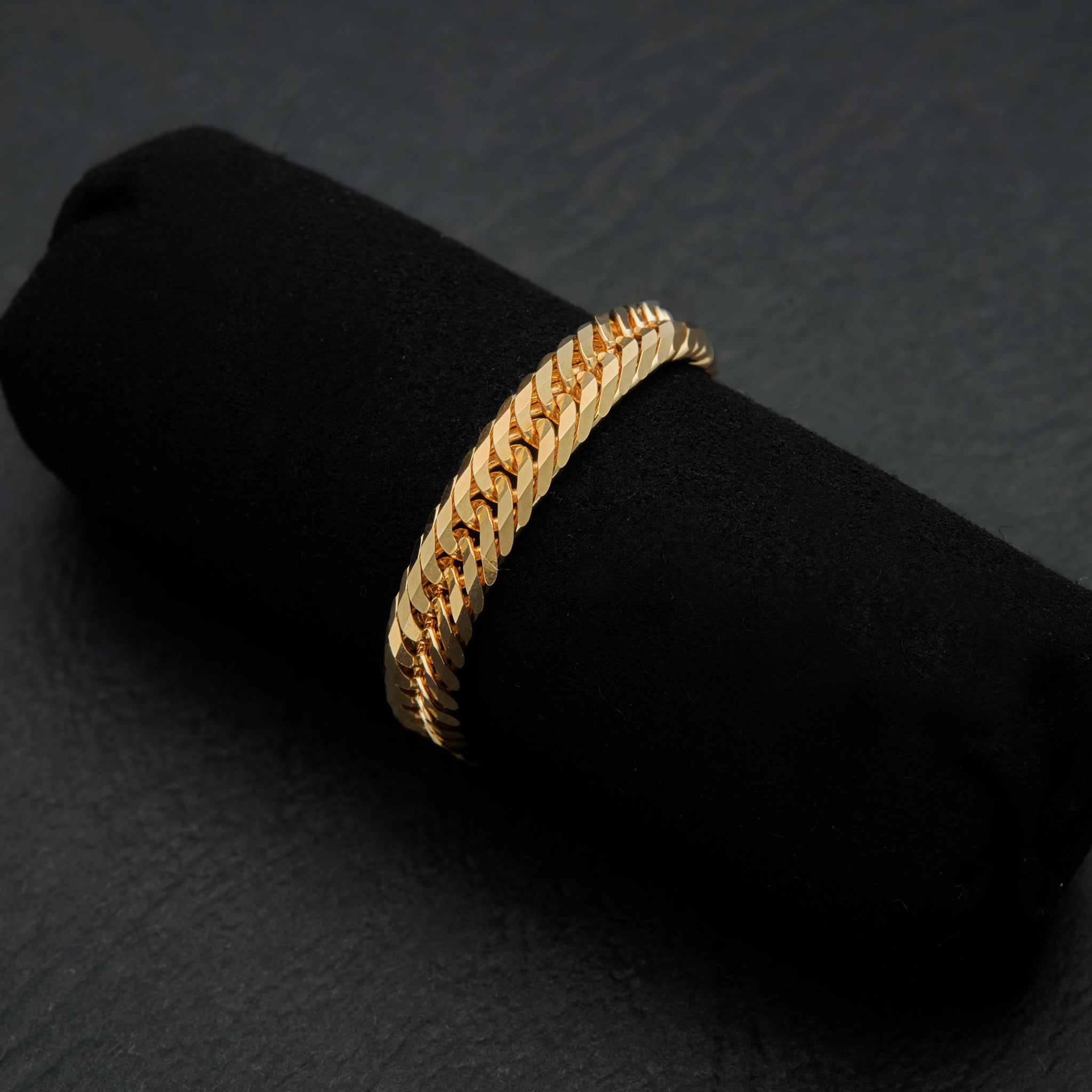 喜平リング / 18金 イエローゴールド（K18 トリプル12面カット）23号