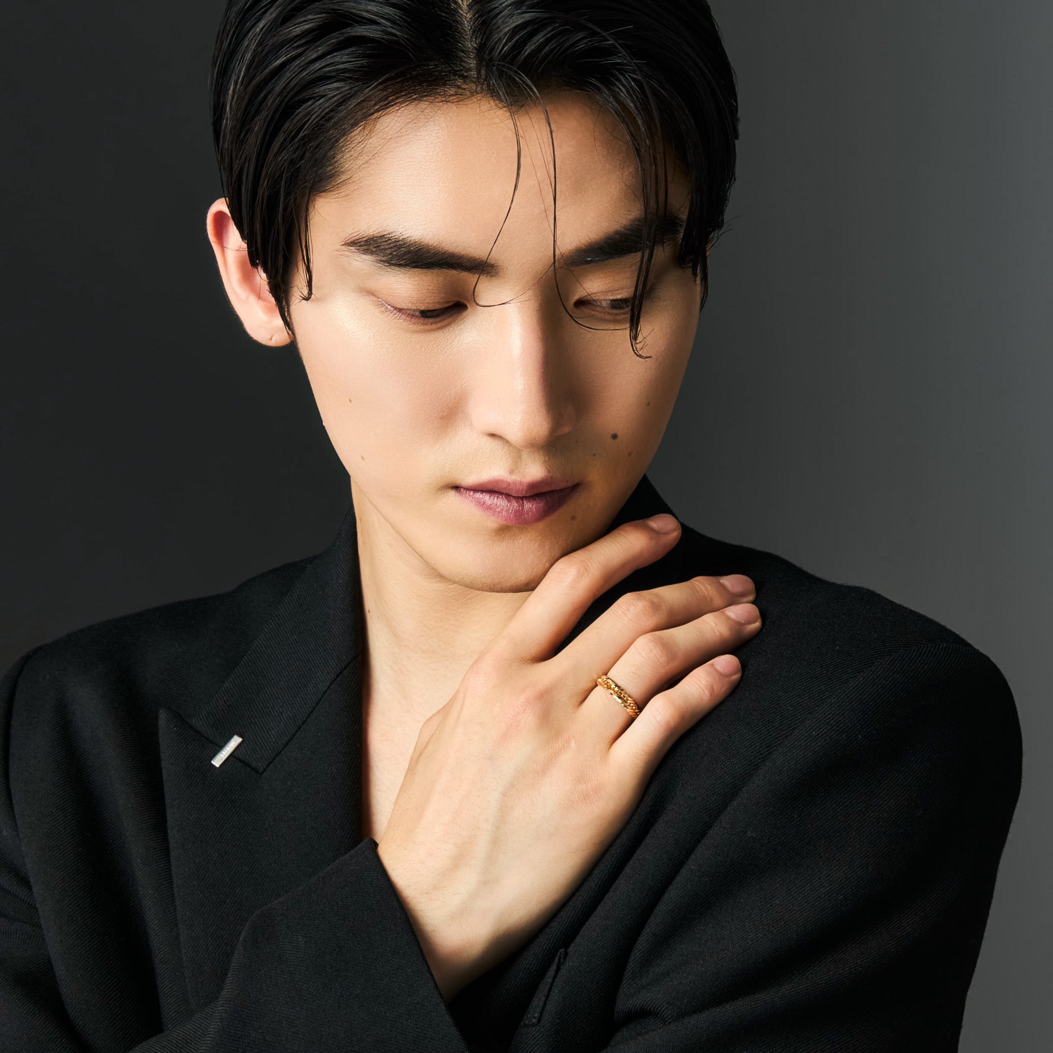 喜平リング / 18金 イエローゴールド（K18 トリプル12面カット）23号