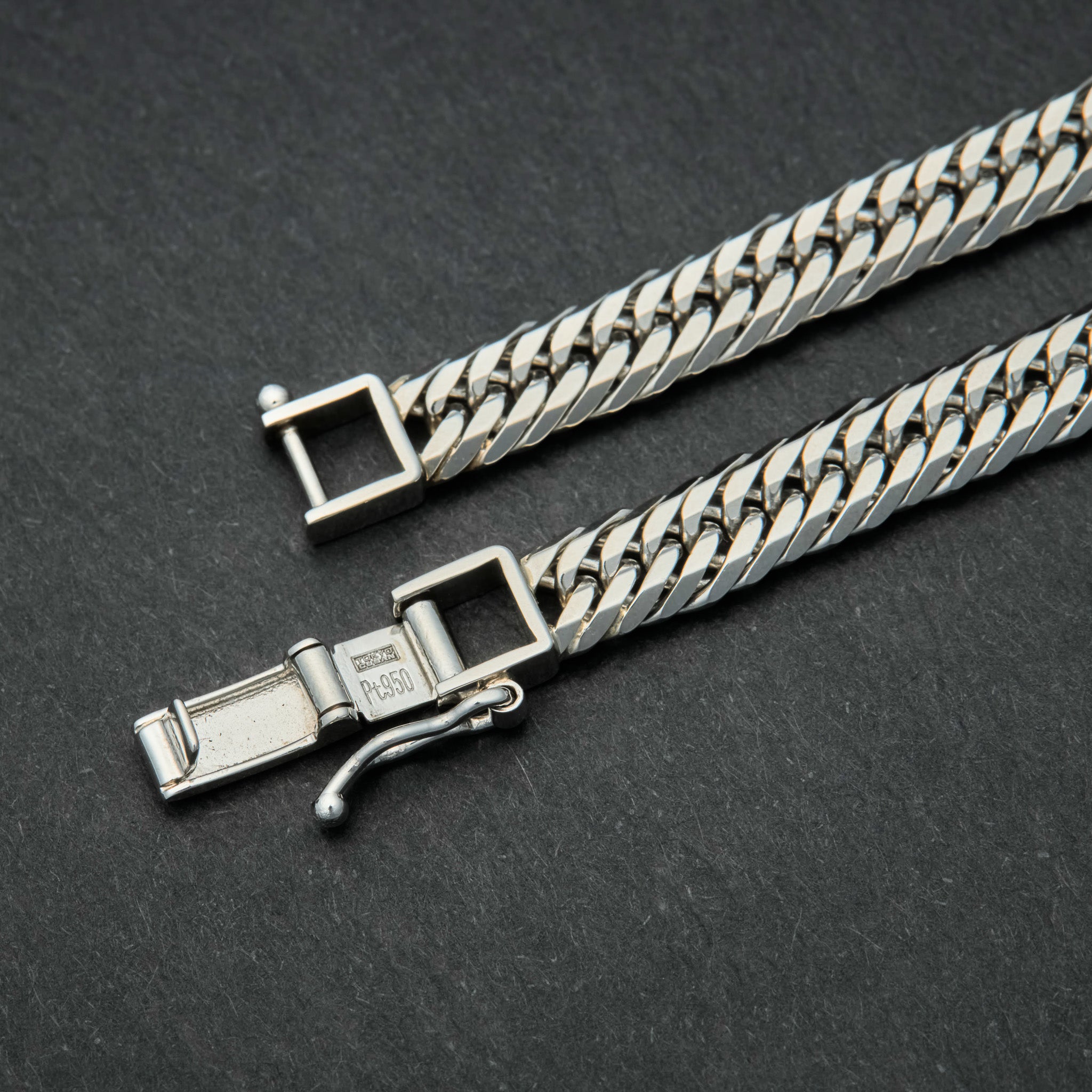 喜平ブレスレット / プラチナ（トリプル12面カット）18cm 約21g