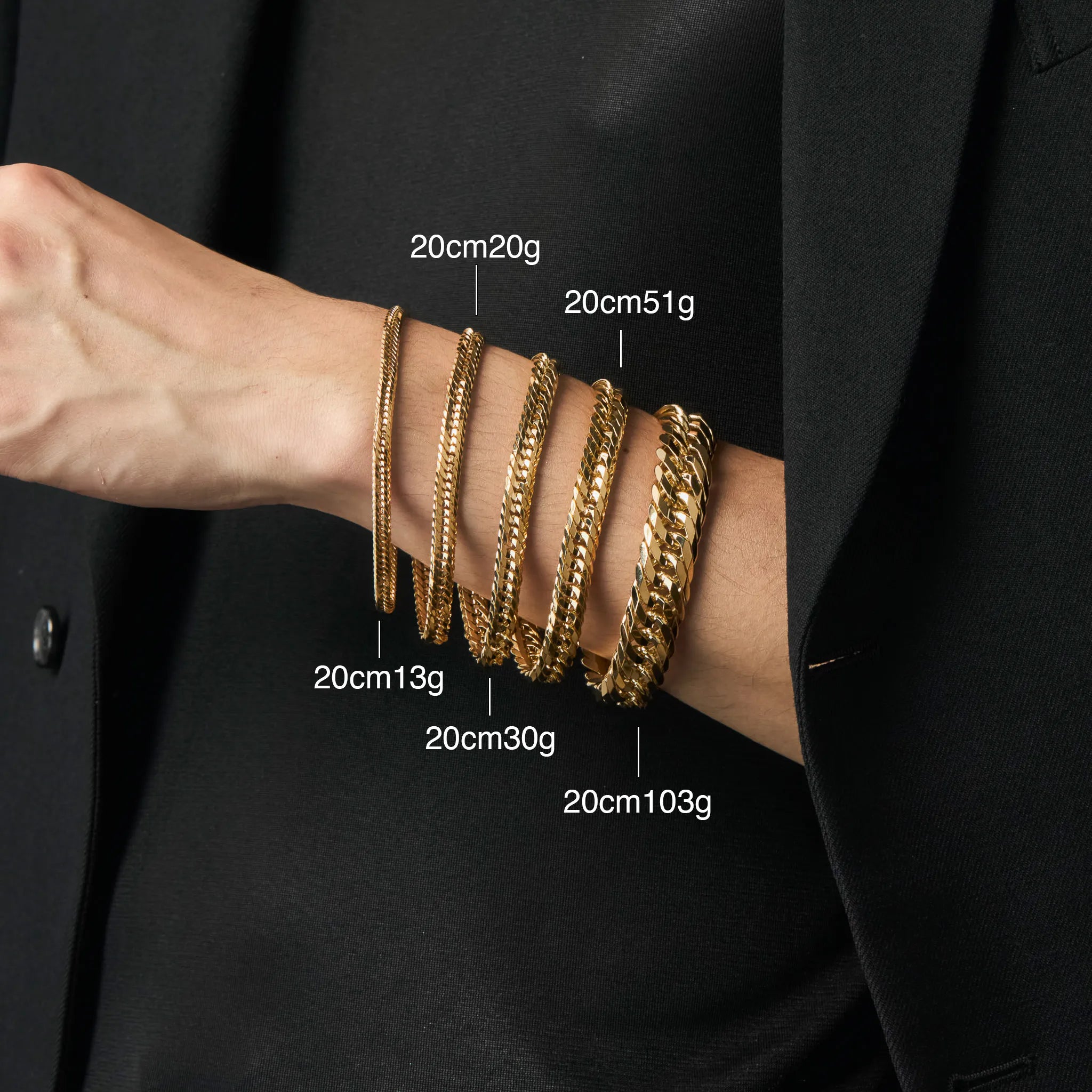 喜平ブレスレット / 18金 イエローゴールド（K18 トリプル12面カット